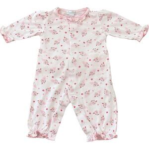 Kissy Kissy Ice Cream Cones Pattern Colorful Pima Cotton One Piece. 0-3 Months.